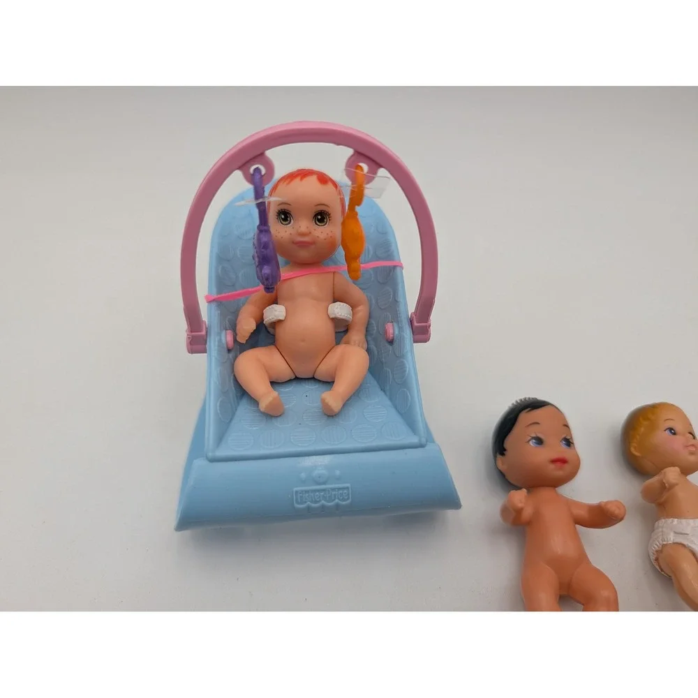 Mattel Barbie Baby Doll Figure Lot‎ of 5 Seat
